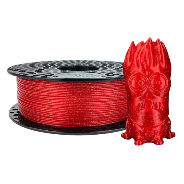 3D Printing Azurefilm PLA Glitter Red Filament 1kg 1.75mm