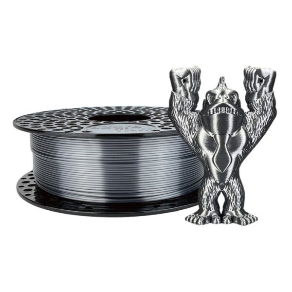 3D Printing Azurefilm PLA Silk Grey Filament 1kg 1.75mm