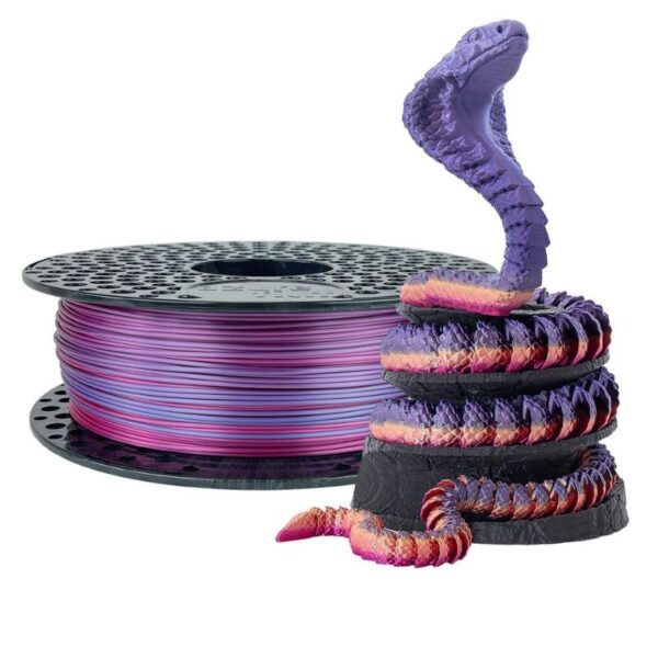 3D Printing Azurefilm PLA Silk Rainbow Candy Filament 1kg 1.75mm