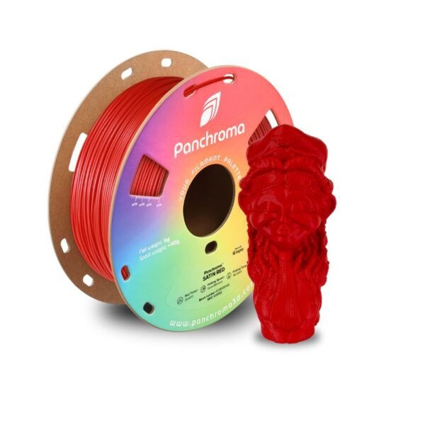 Panchroma Red Satin PLA Filament Cyprus
