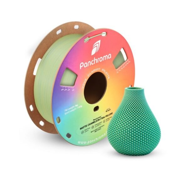 Polymaker Panchroma Dual Matte PLA Chameleon (Teal-Yellow) filament spool Cyprus