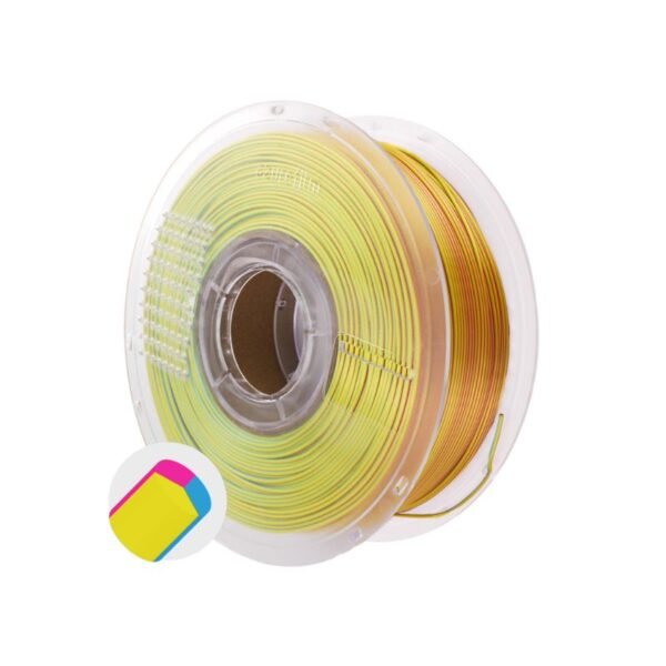 Tri Color Flow PLA Silk Tri Color Sunrise Pop - Azurefilm Cyprus