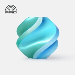 Bambu PLA Silk Blue Hawaii dual colour filament