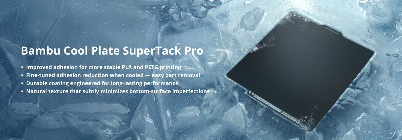 Bambu SuperTack Pro cool build plate Bambu SuperTack Pro cool build plate